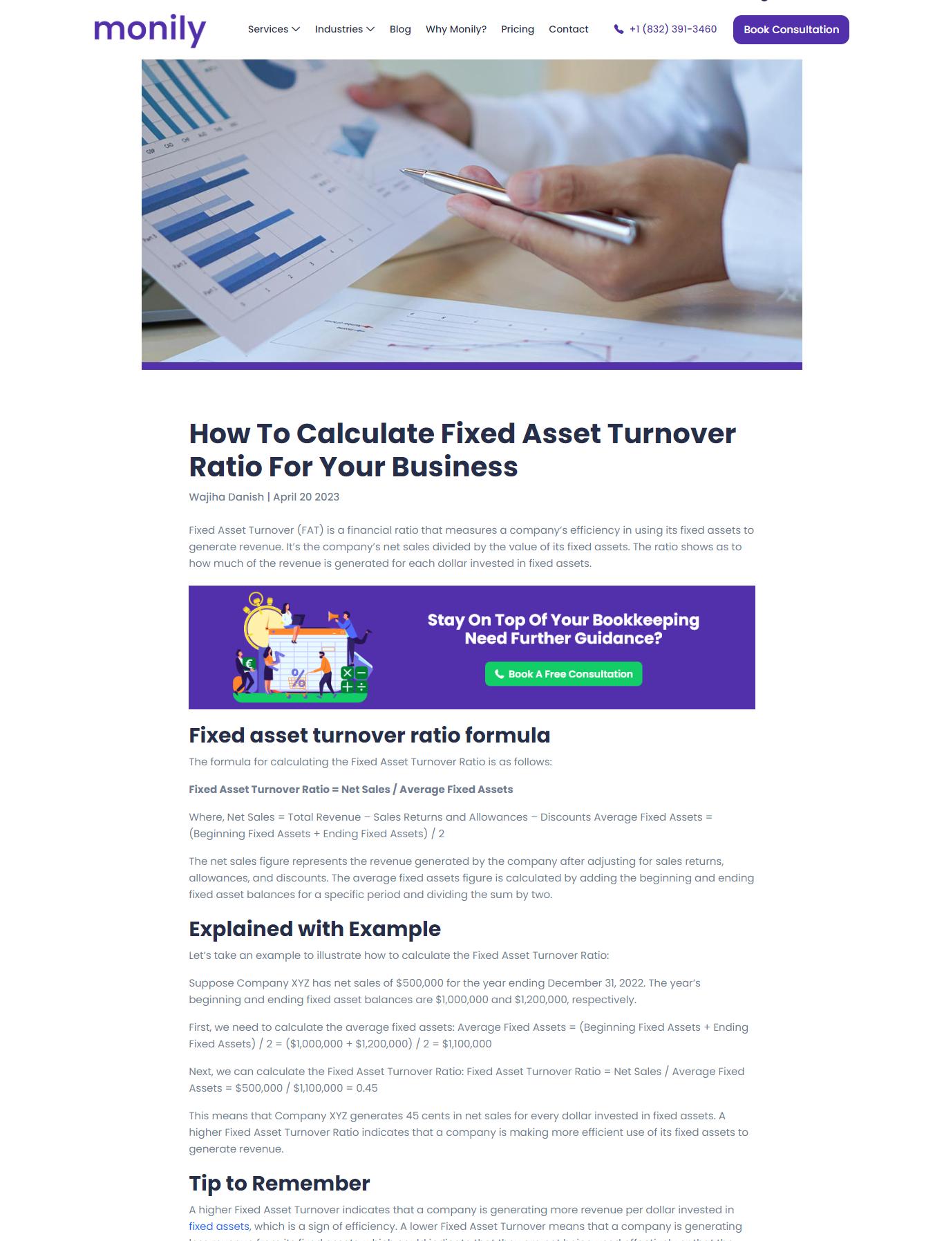 How To Calculate Fixed Asset Turnover Ratio For Your Business by