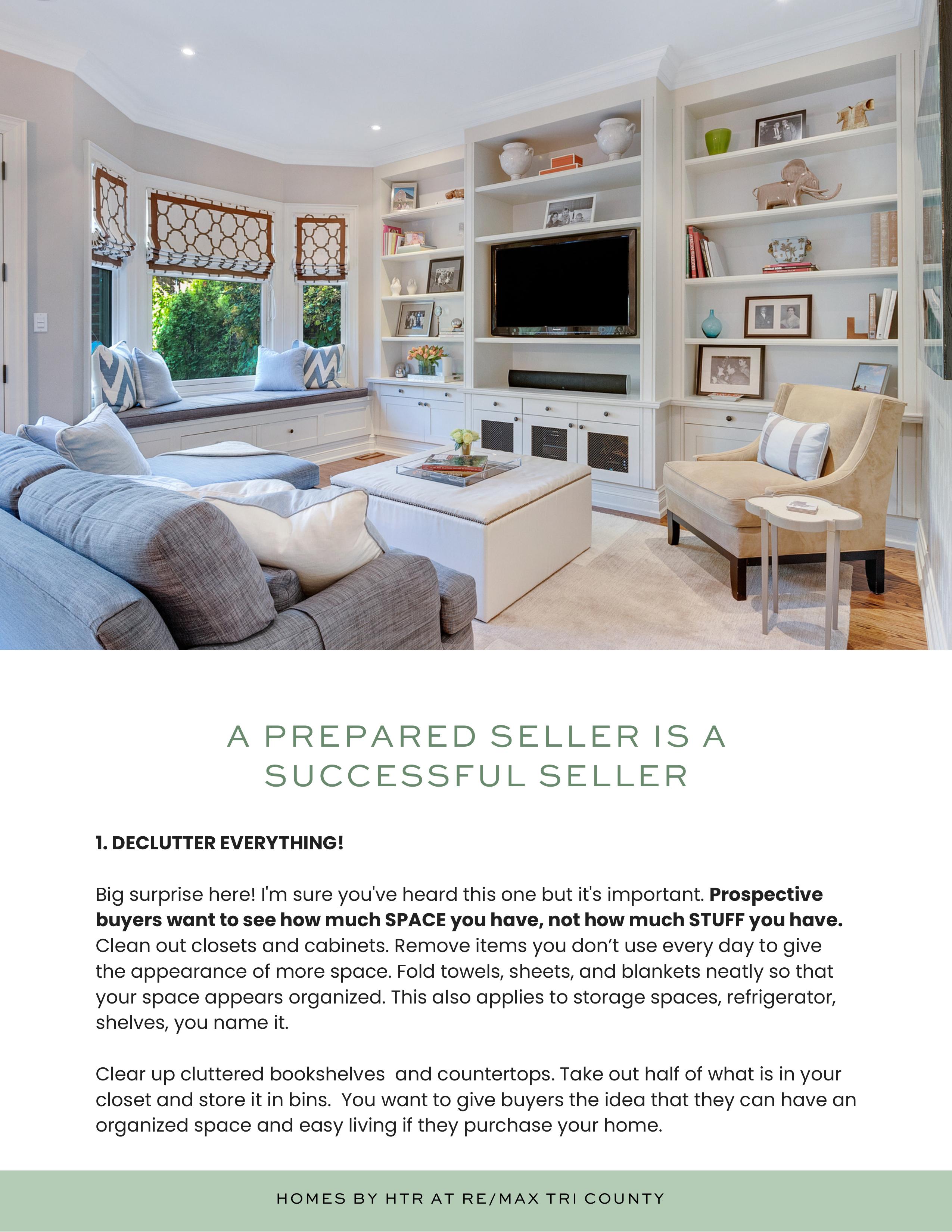 10 Things to Consider Before Selling by Homes by HTR at RE/MAX Tri