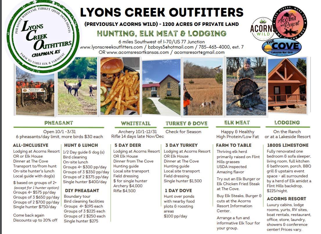 20232024 Kansas Hunting and Furharvesting Regulations Summary by