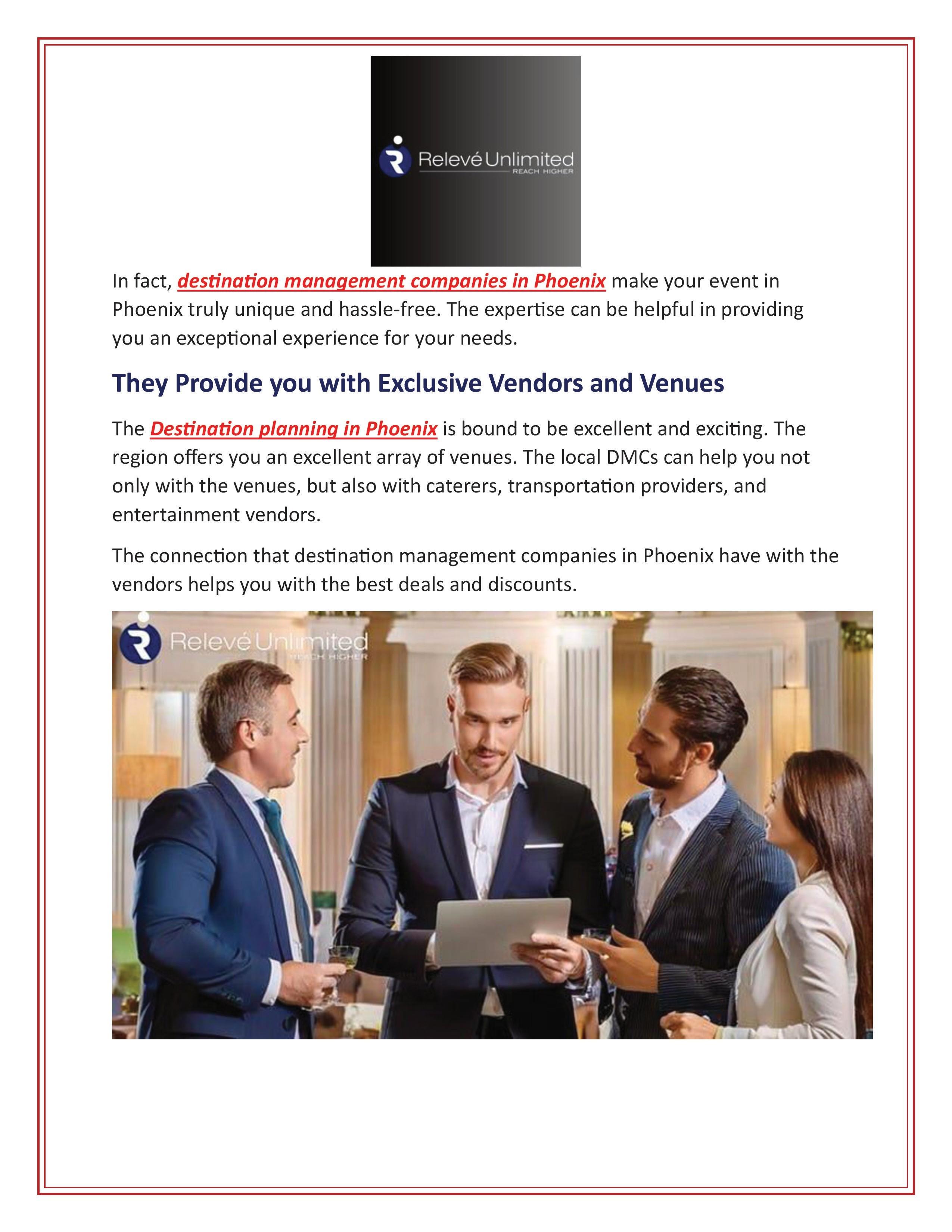 Top Reasons to Choose a Destination Management Company in Phoenix by