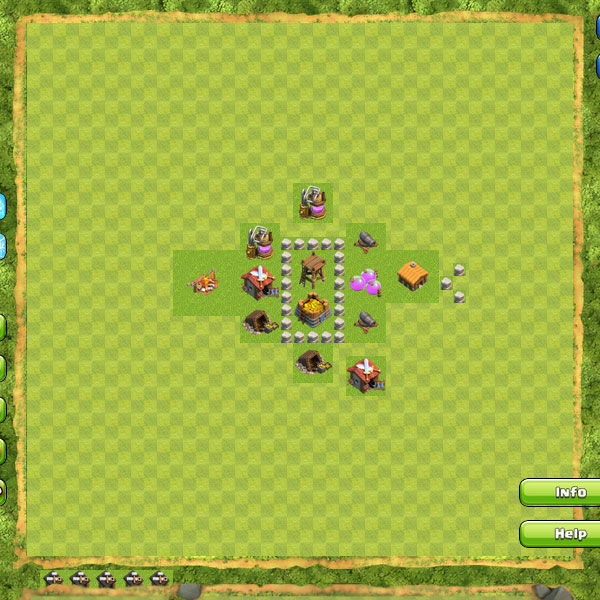 Susunan Formasi Base Town Hall 2 Terbaik di Clash of Clans