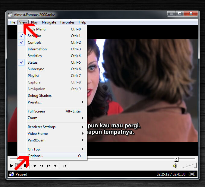 Cara Mengubah Warna Subtitle di Media Player Classic...Cekidot..