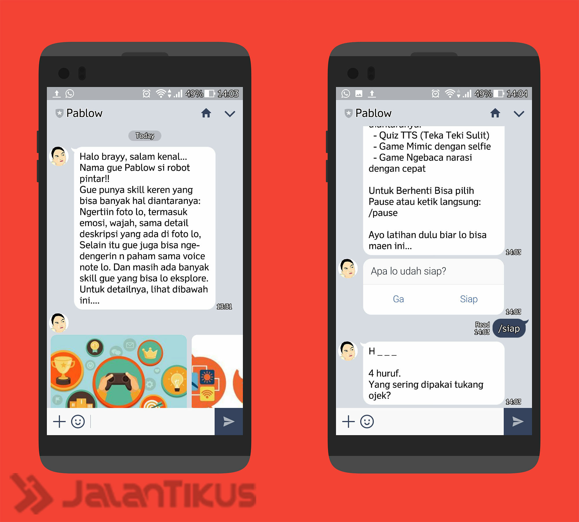 Gambar Chatbot Lucu Aliansi kartun