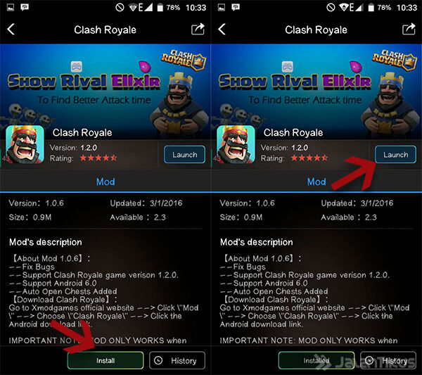 Cara Pakai Xmodgames Untuk Clash Royale Versi Terbaru