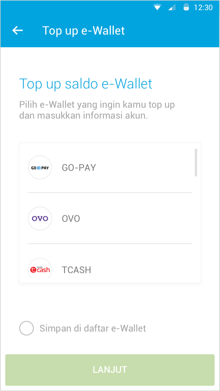 Top Up Saldo eWallet dengan eWallet Center Jenius