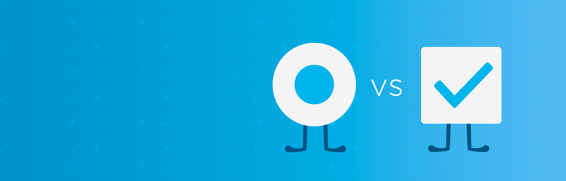 Check box v radio button when to use which in UI design