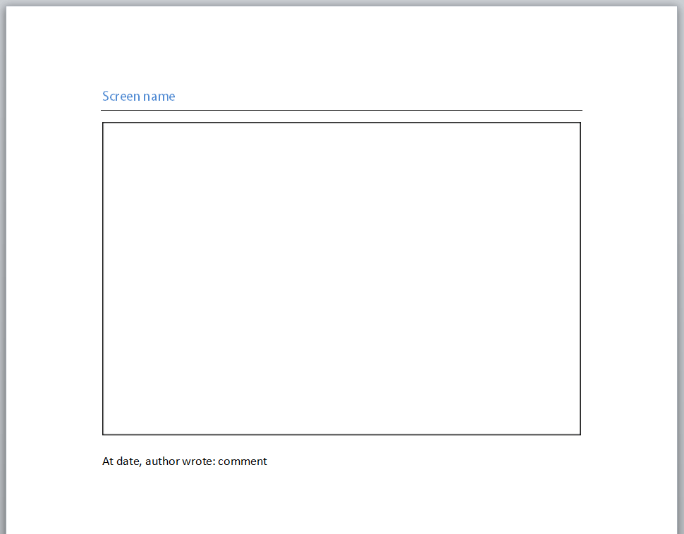 Microsoft Word Blank Document Template