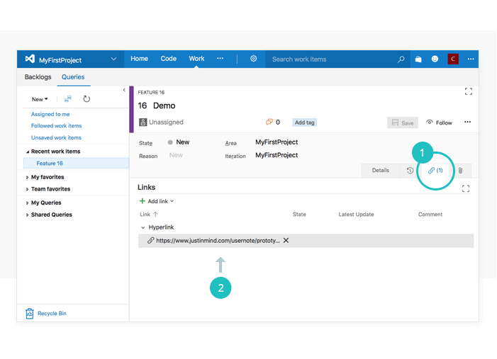 Integration with source code management tool Microsoft TFS