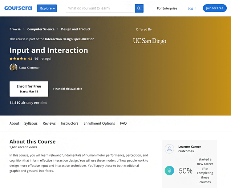 Best interaction design courses online Justinmind