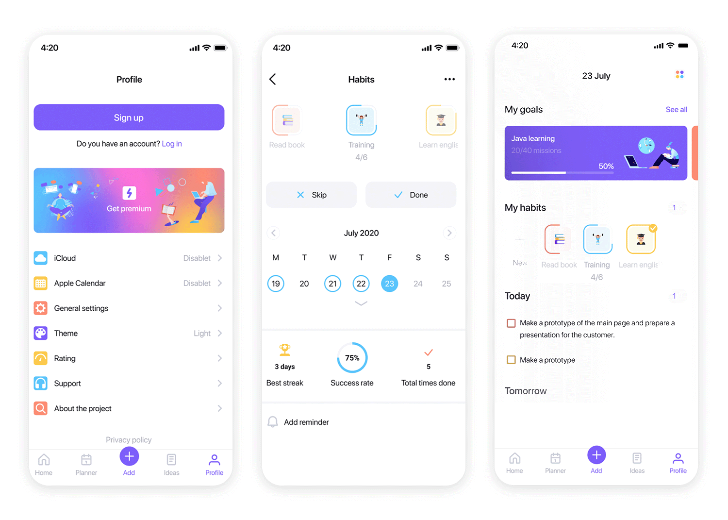 iOS app design guide principles and inspirational examples Justinmind