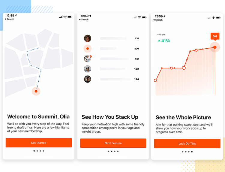 Mobile app onboarding best practices and examples Justinmind