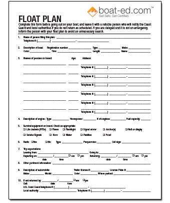 File A Float Plan