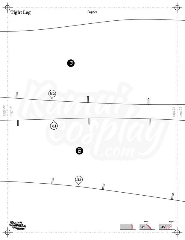 Leg Armor Pattern Collection Digital Download PDF