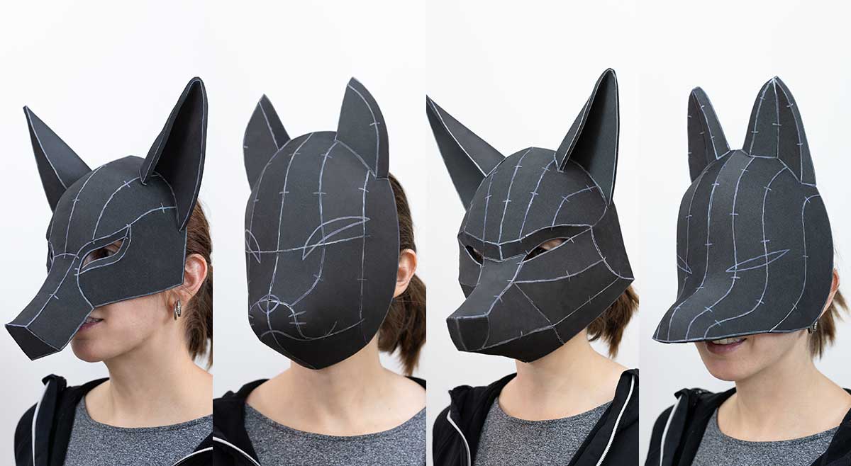 A cute Fox Mask Pattern for everyone! KamuiCosplay