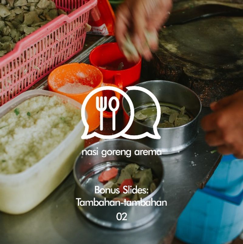 Balikpapan Food Stories vol. 4 nasi goreng arema Bonus Slide Deret 2