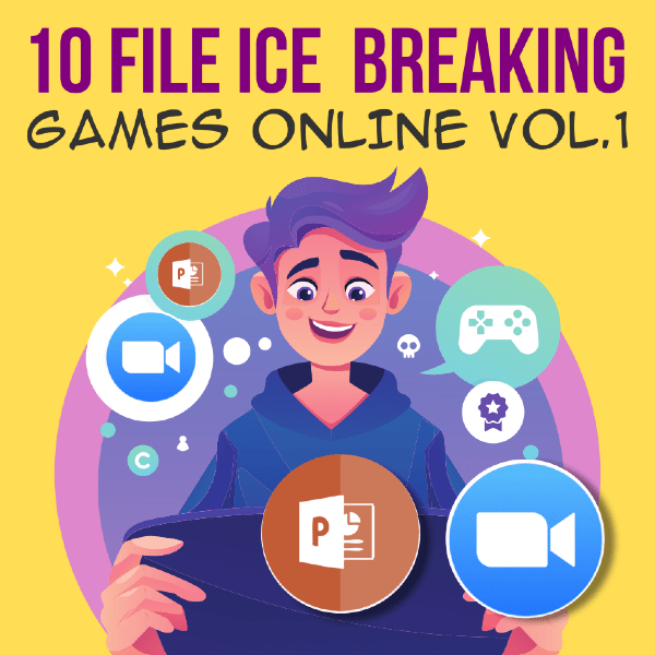 Vol. 1 Paket Komplit 10 File Powerpoint Ice Breaking Games Siap Main untuk Kelas Online ZOOM