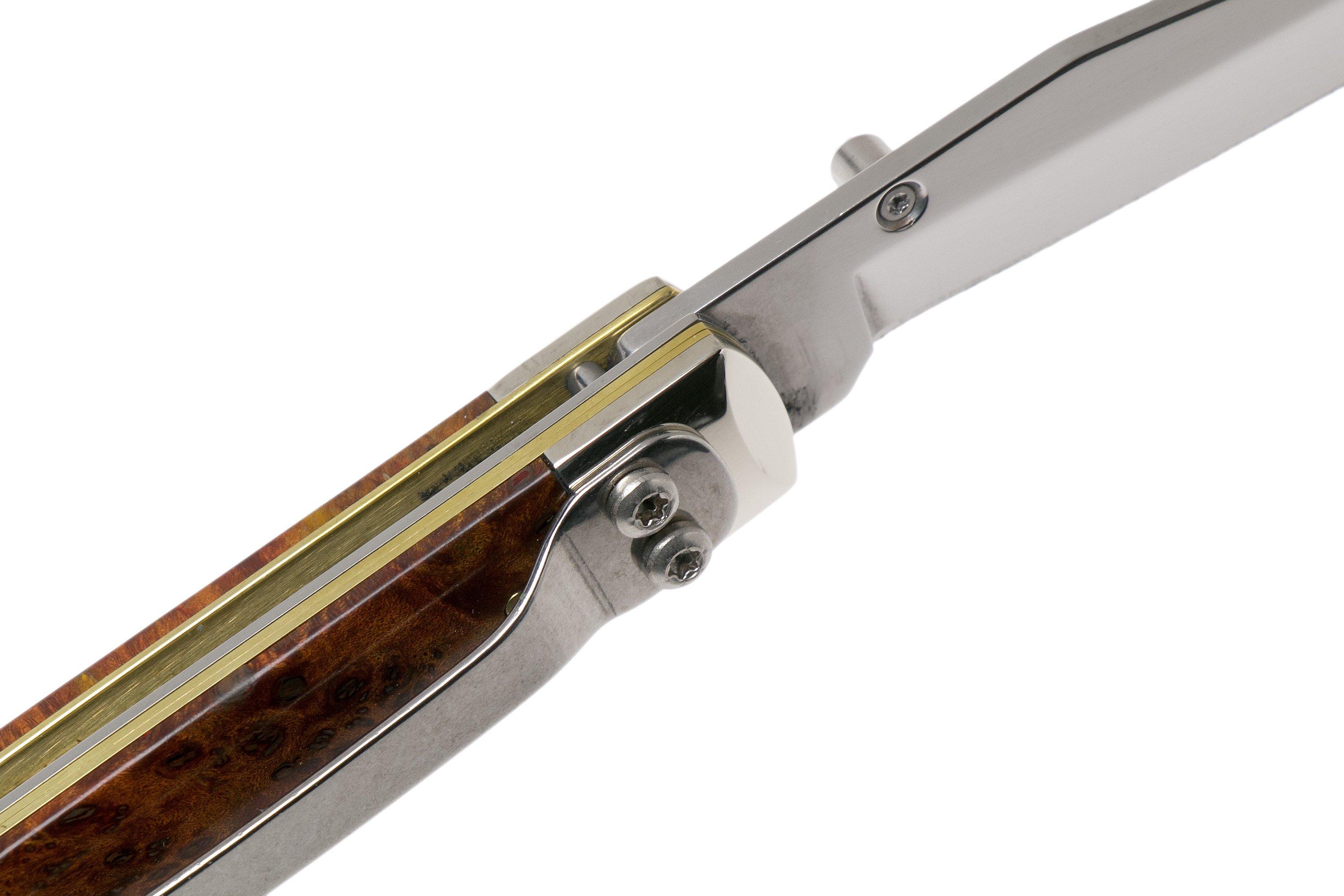 Case Kickstart Trapperlock, Autumn Maple Burl Wood, 11544, 7154AC SS