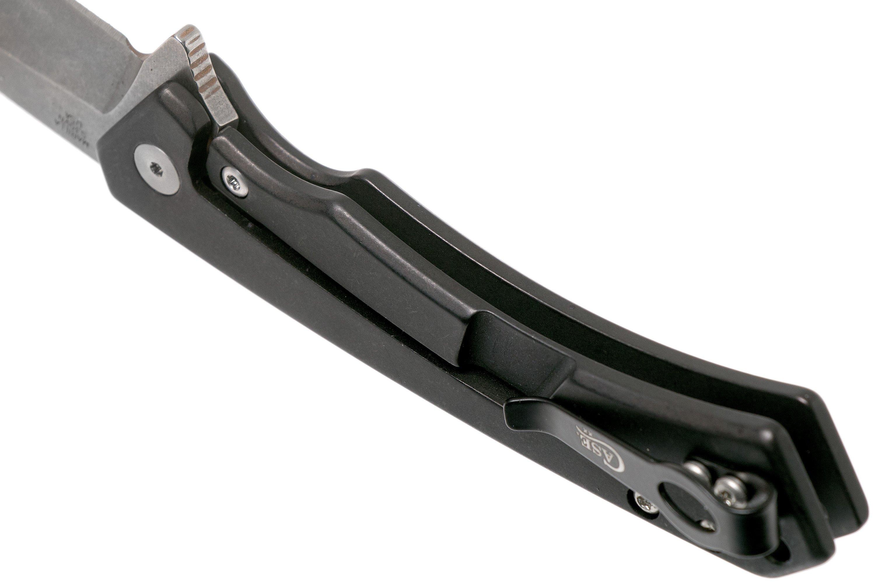 Case The Marilla, Black Anodized Aluminum, S35VN, Black G10 Inlay, 25880 pocket knife