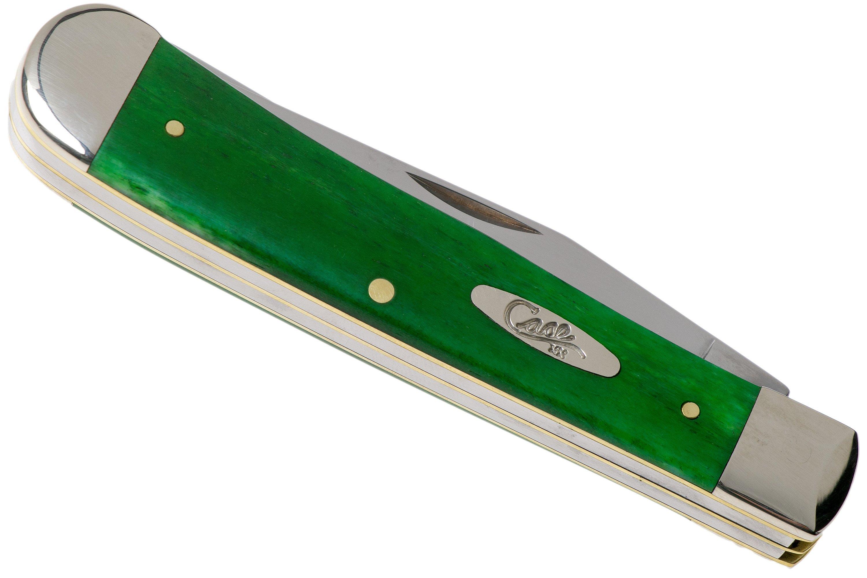 Case Trapper Brilliant Green Bone, Smooth, 52820, 6254 SS navaja