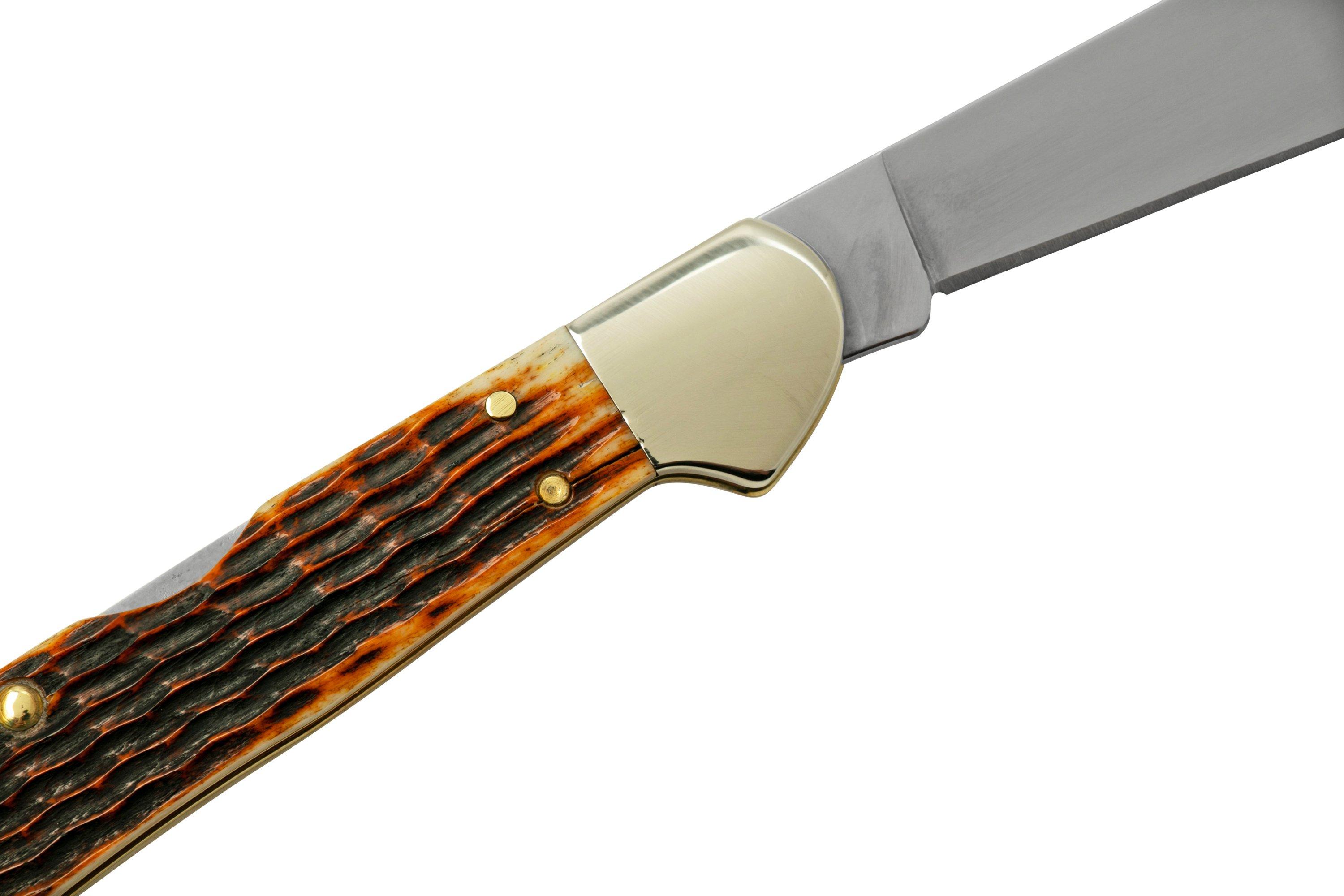 Case Mini CopperLock 52849 Rogers Corn Cob Jig Antique Bone, pocket