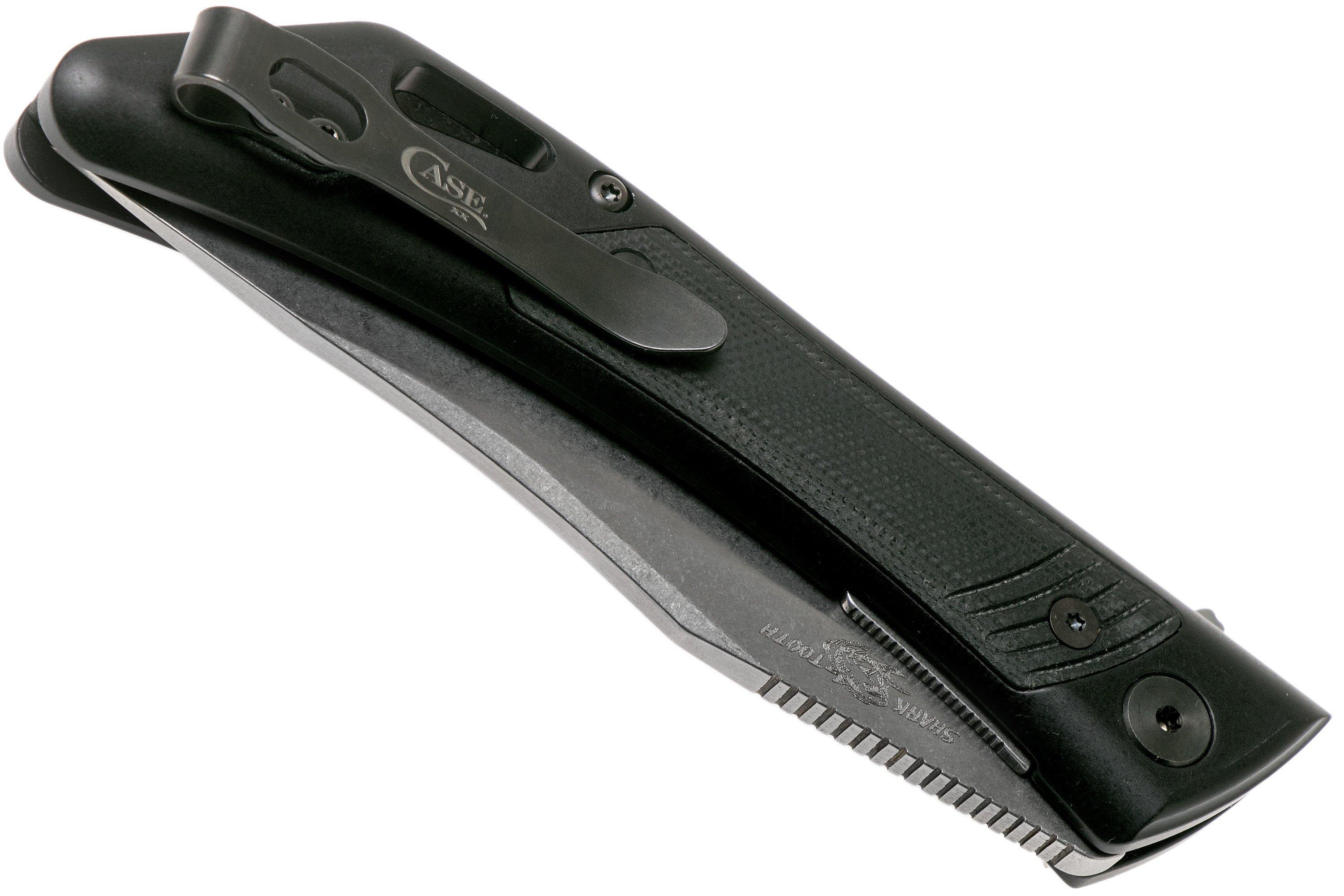 Case Sharp Tooth Flipper Black 53503 pocket knife Advantageously