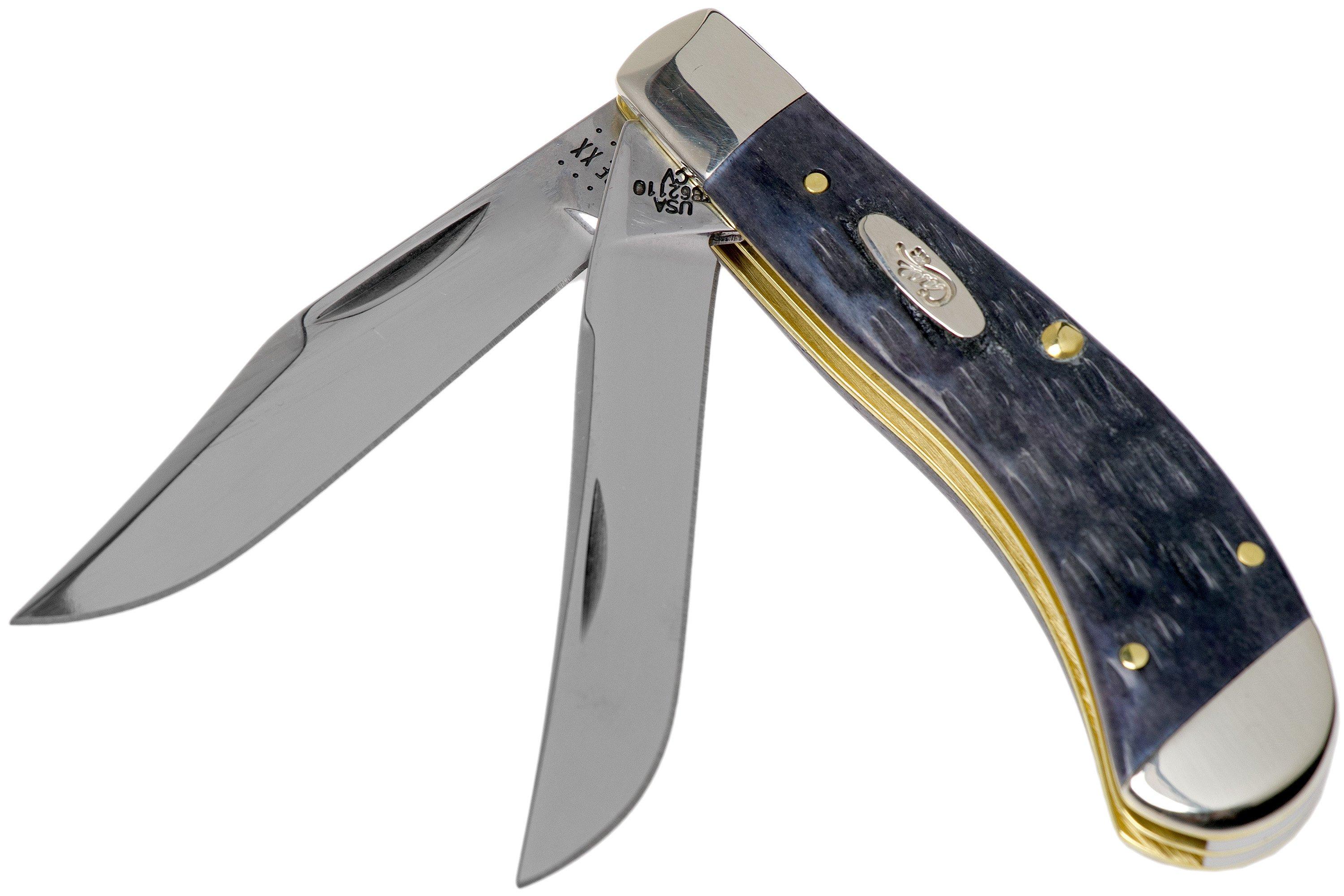 Case Saddlehorn Pocket Worn Grey Bone, Crandall Jig, 58417, TB62110 CV