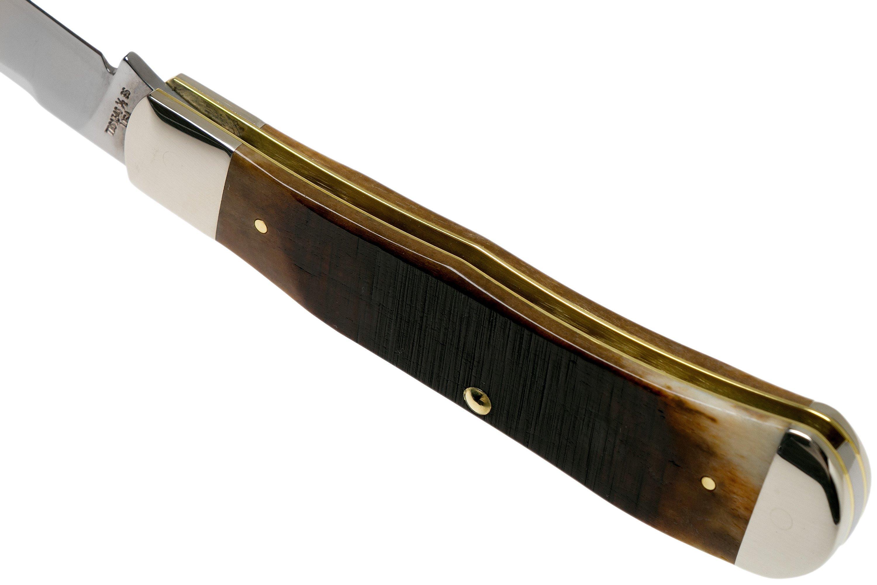 Case BackPocket Dark Molasses Bone, Sawcut, 83147, TB61546 1/2 SS