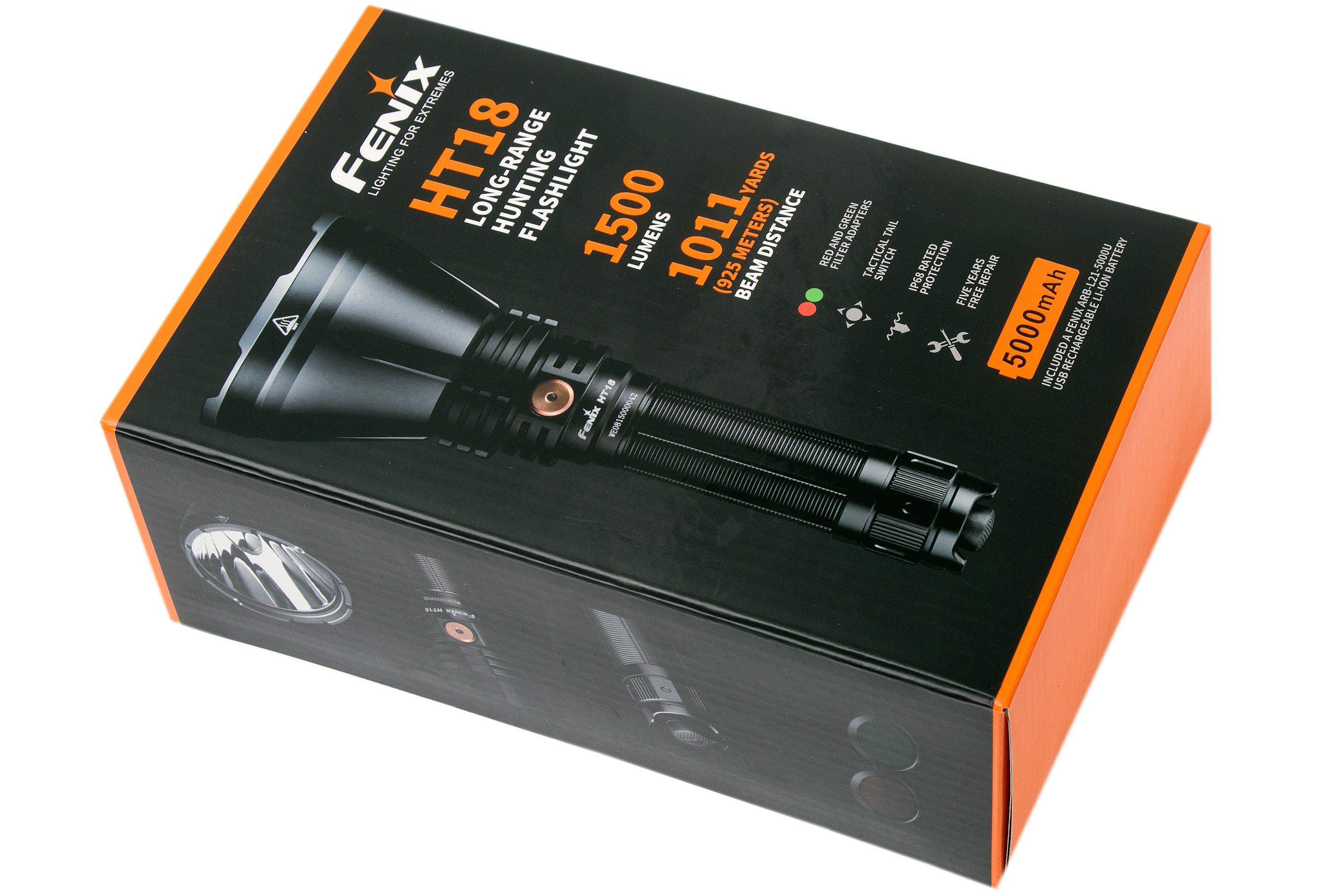 Fenix HT18 hunting flashlight, 1500 lumens | Advantageously shopping at