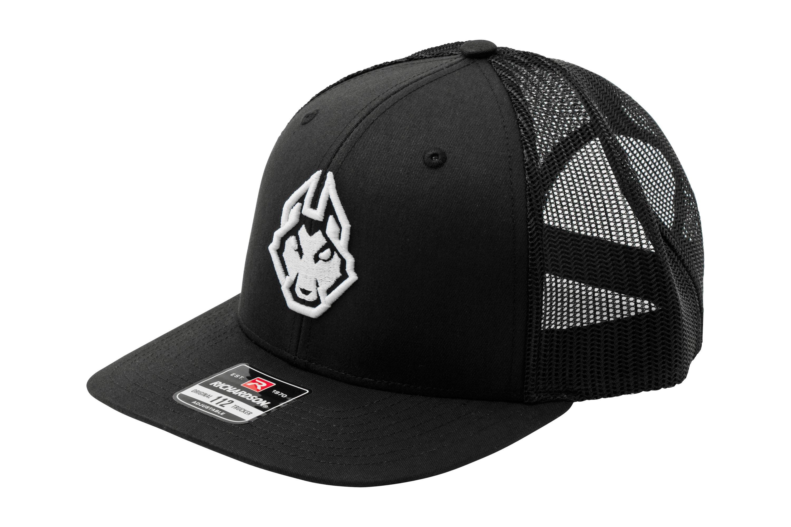 Jack Wolf Trucker Hat JWHAT Richardson 112 trucker cap, black