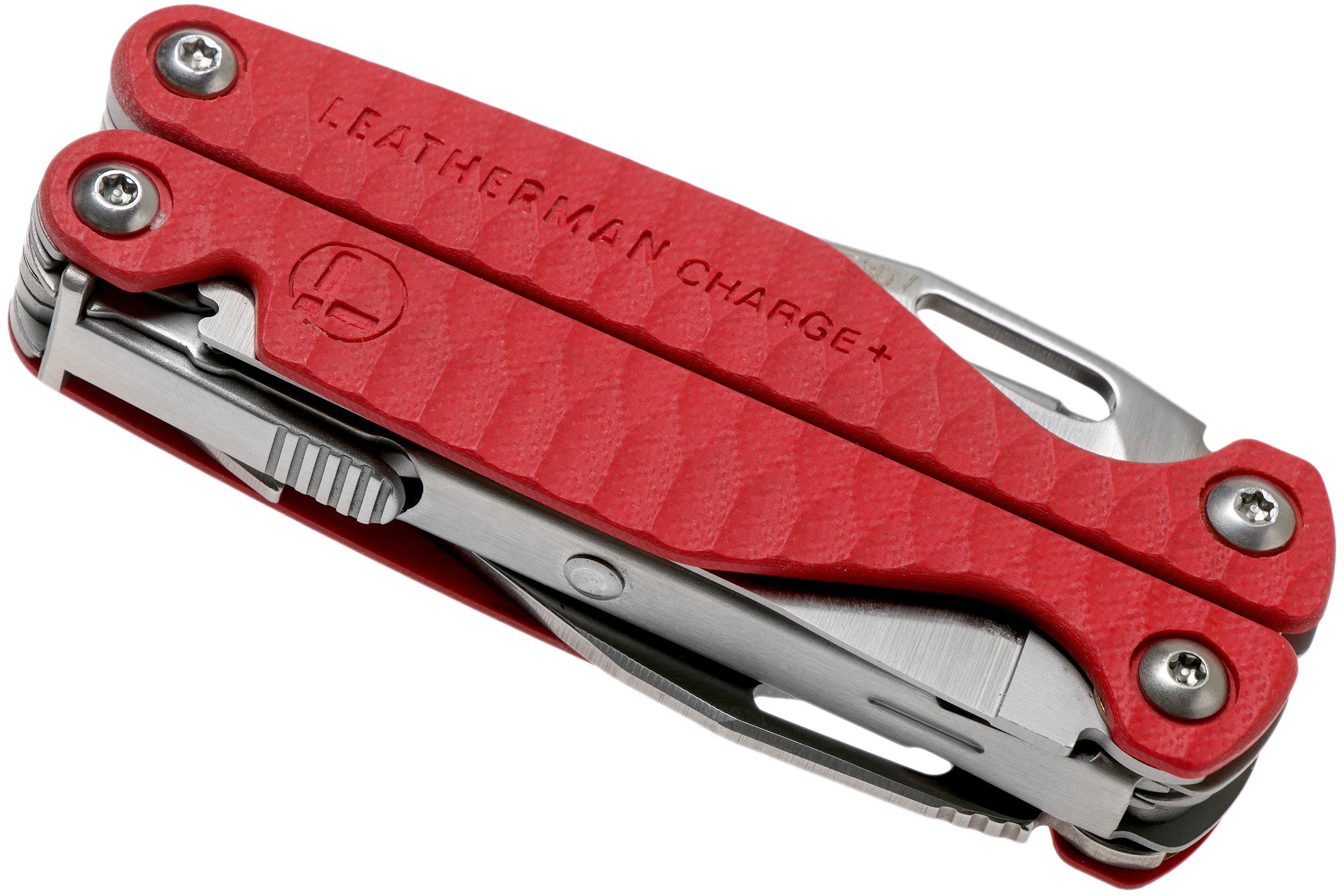 Leatherman Charge Plus Red G10 multitool, nylon sheath 832778 Advantageously shopping at