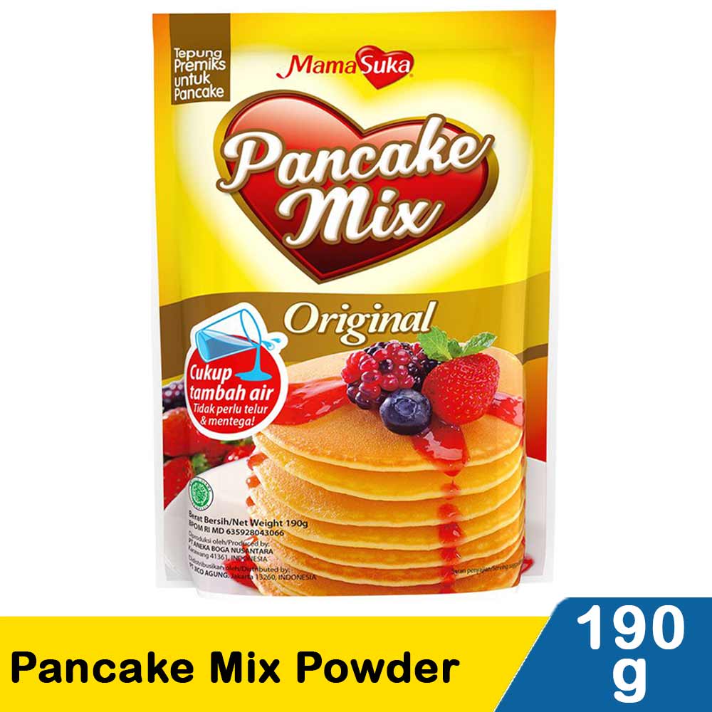Jual Mamasuka Pancake Mix Powder Pch 190G KlikIndomaret