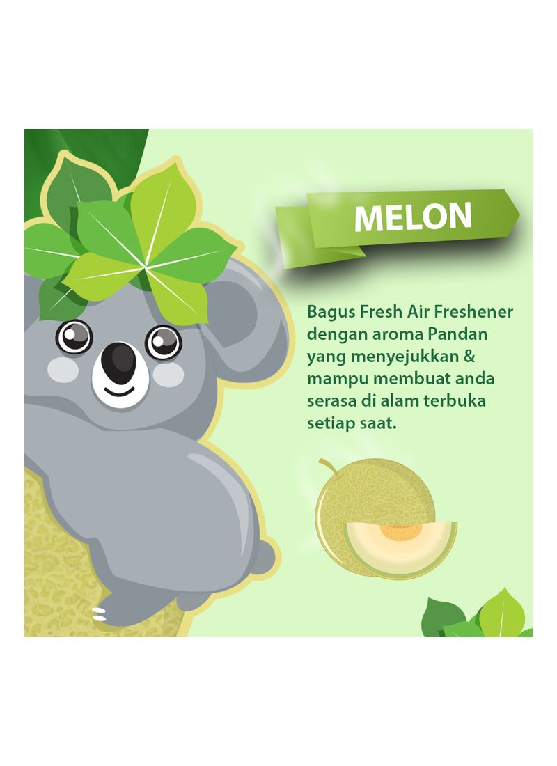 Bagus Air Freshener Fresh Melon Pck 10G KlikIndomaret