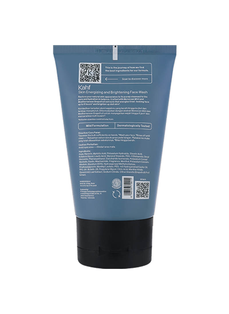 Kahf Skin Face Wash Energizing & Bright 100mL Klik Indomaret