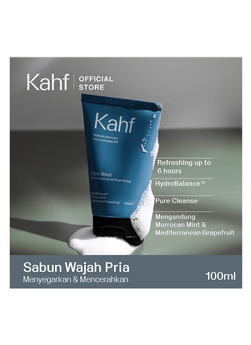 Kahf Skin Face Wash Energizing & Bright 100mL Klik Indomaret