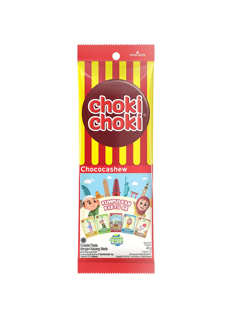 Choki Choki Chocolate 4X10G | Klikindomaret
