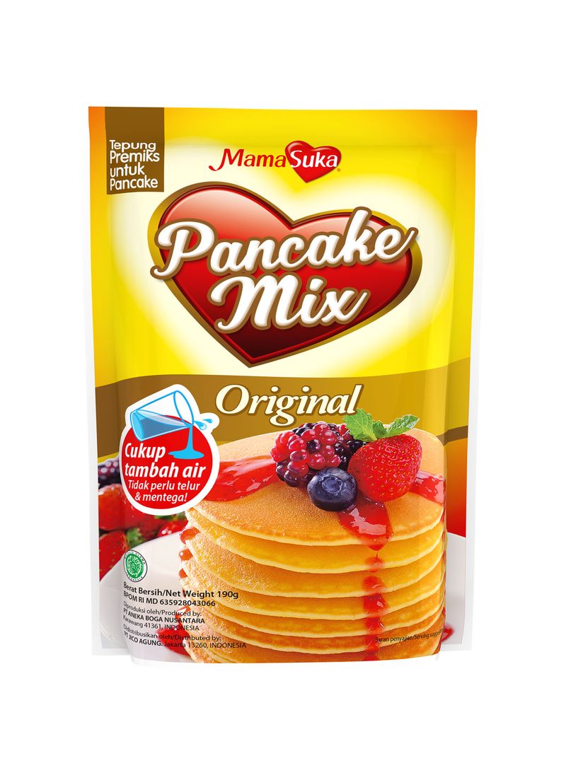 Jual Mamasuka Pancake Mix Powder Pch 190G Klik Indomaret