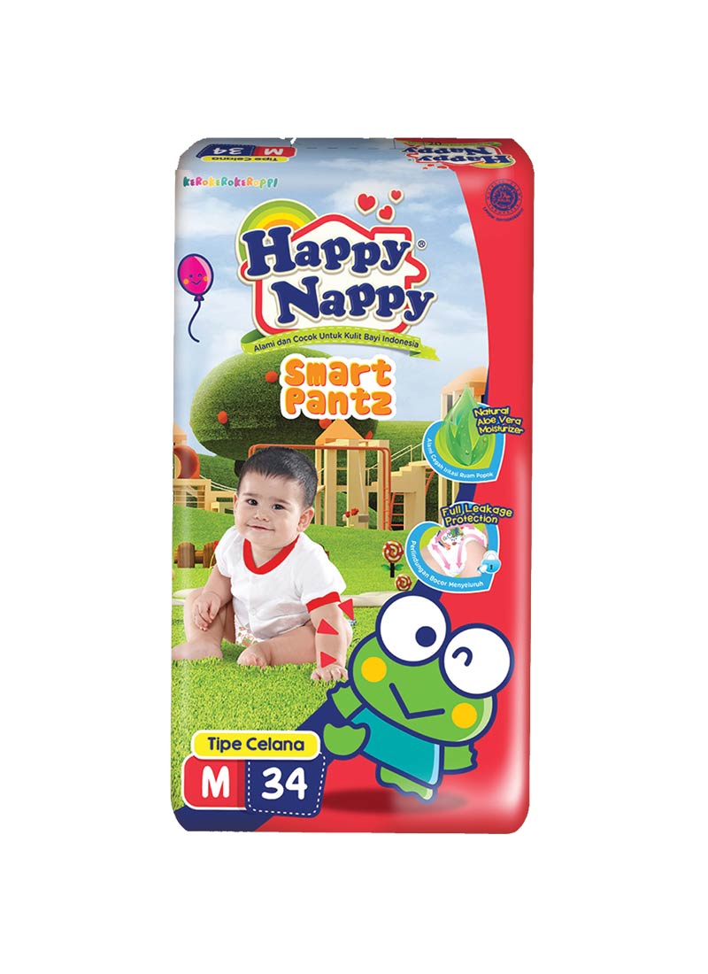 Happy Nappy Smart Pants 34's M KlikIndomaret