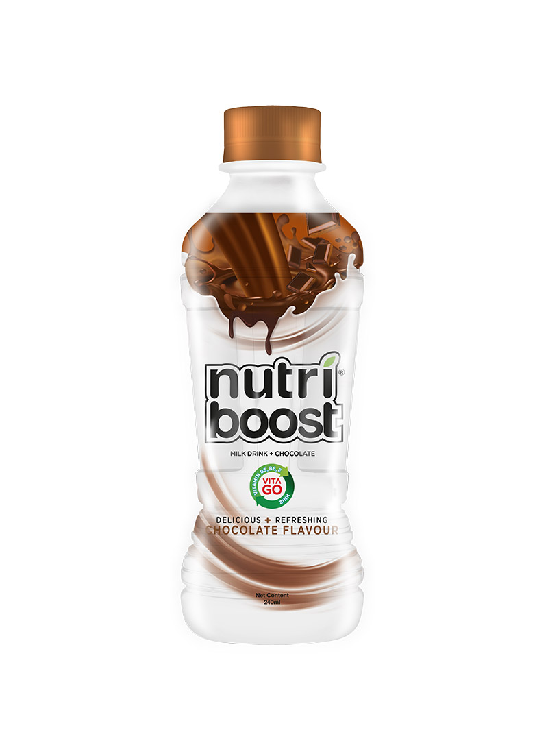Nutriboost Minuman Cokelat + Susu 240Ml | Klikindomaret