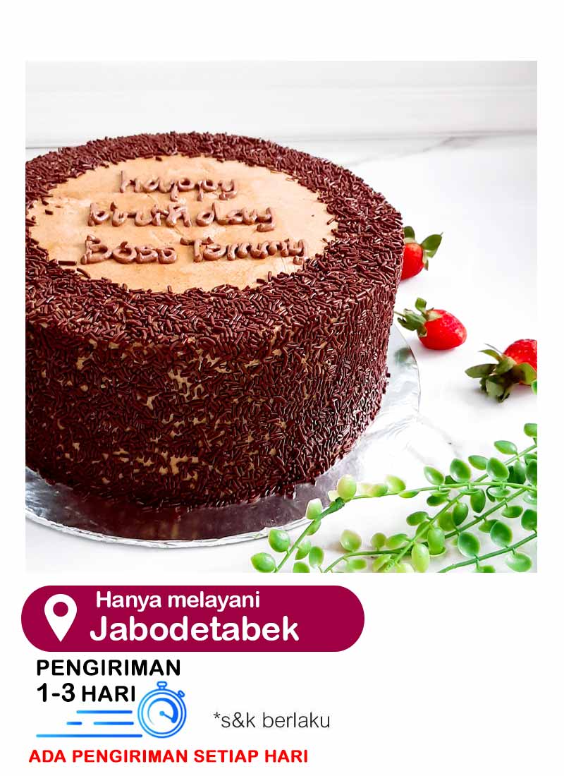 Rollicious Cake Basic Tart Mocca Chocolate Medium 20Cm | Klikindomaret