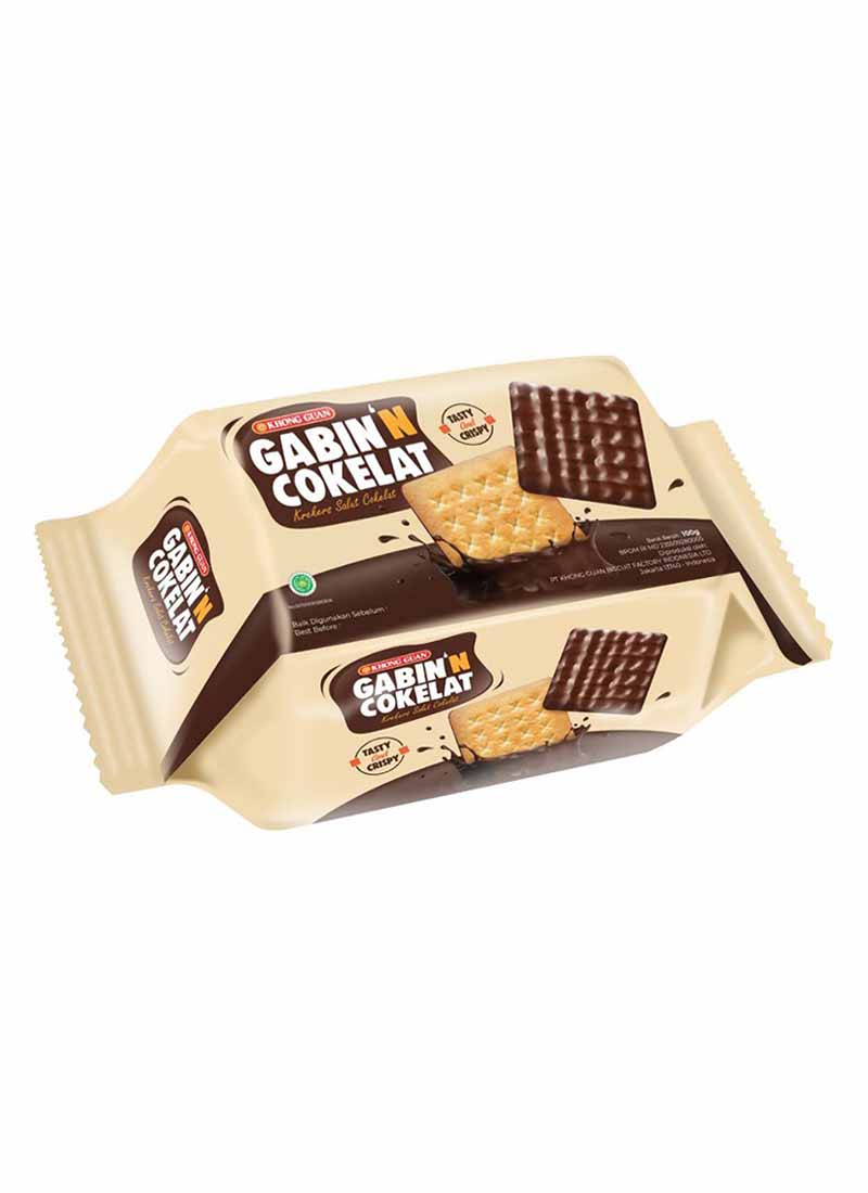 Khong Guan Gabin Crackers Salut Chocolate 100G | Klikindomaret