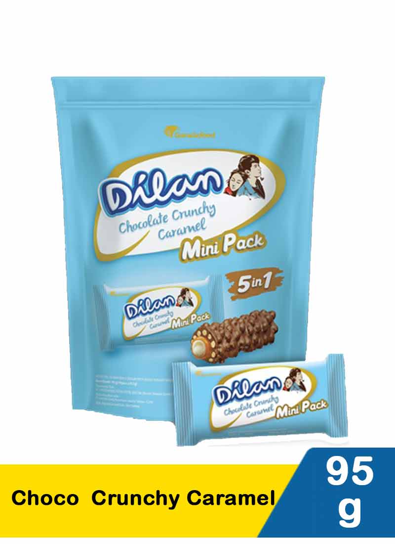 Dilan Choco Crunchy Caramel 95G | Klikindomaret