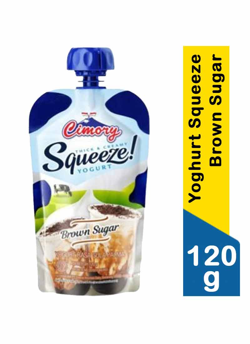 Cimory Yoghurt Squeeze Brown Sugar 120G | Klikindomaret