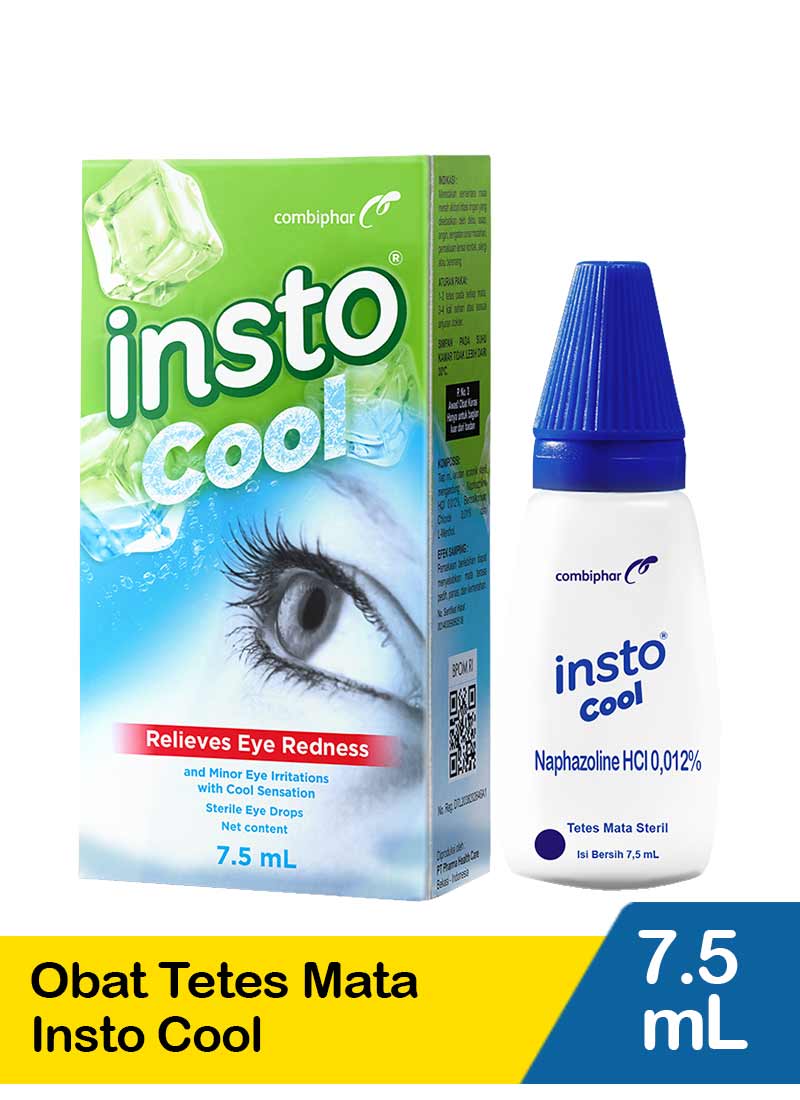 cool matta Insto Obat Tetes Mata Cool 7.5Ml | Klikindomaret