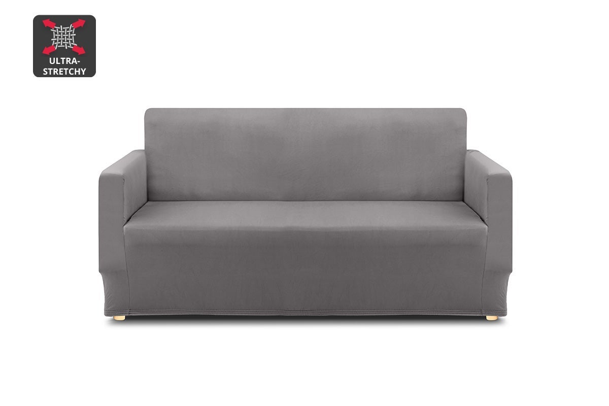 Buy Ovela 2 Seater Sofa Cover Stretch (Charcoal) Online