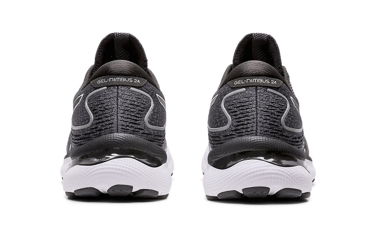 Buy ASICS Men's GelNimbus 24 Running Shoes (Black/White, Size 8.5 US