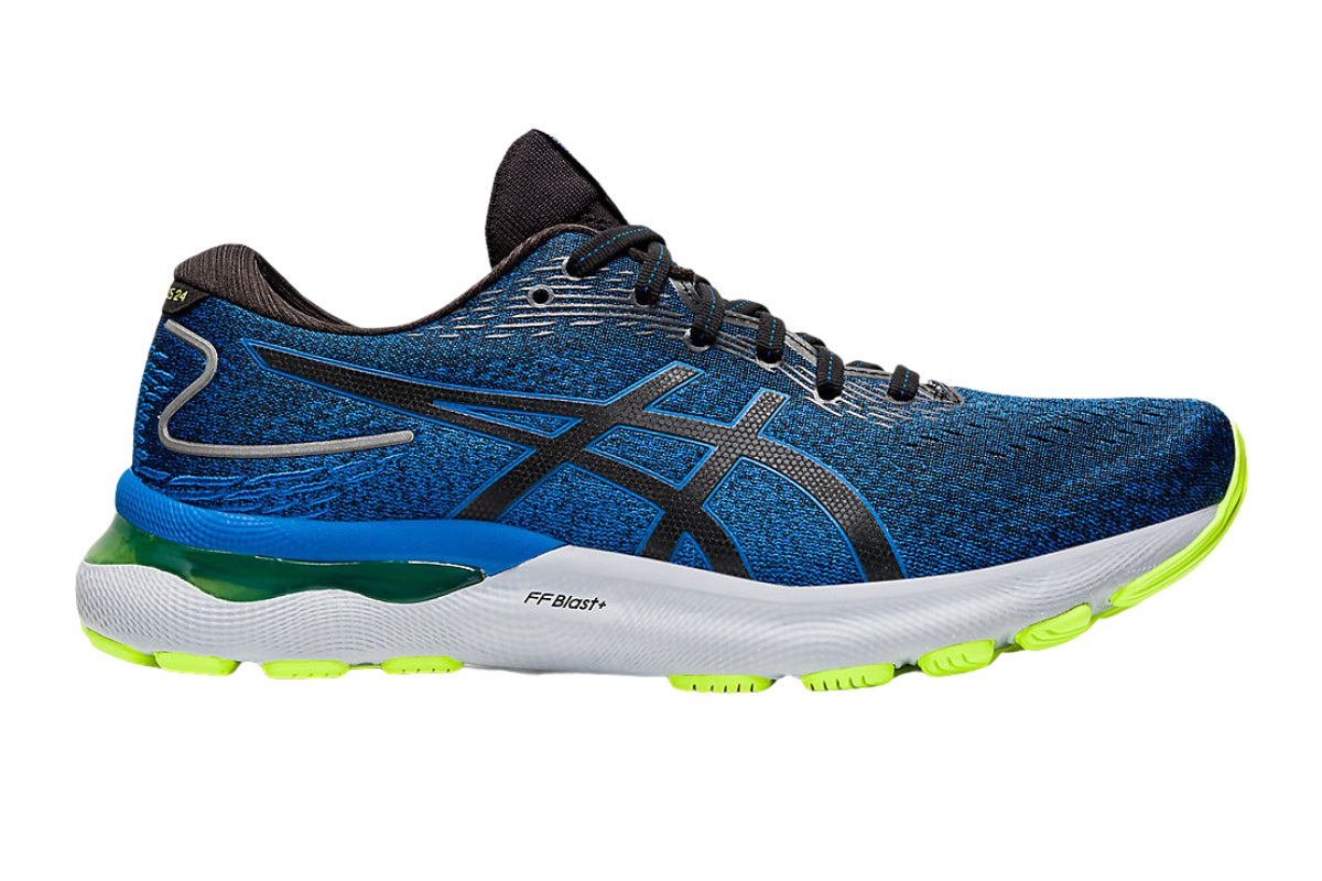 Buy ASICS Men's GelNimbus 24 Running Shoes (Black/Lake Drive, Size 8.5
