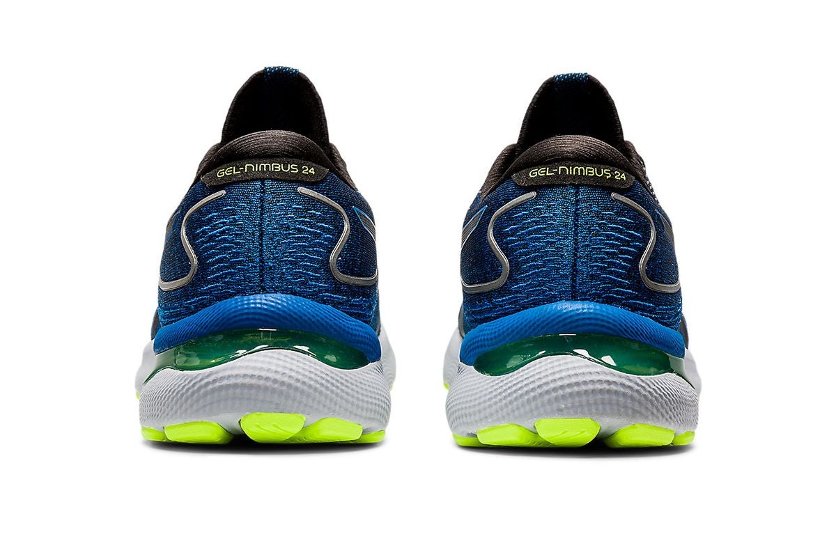 Buy ASICS Men's GelNimbus 24 Running Shoes (Black/Lake Drive, Size 10.