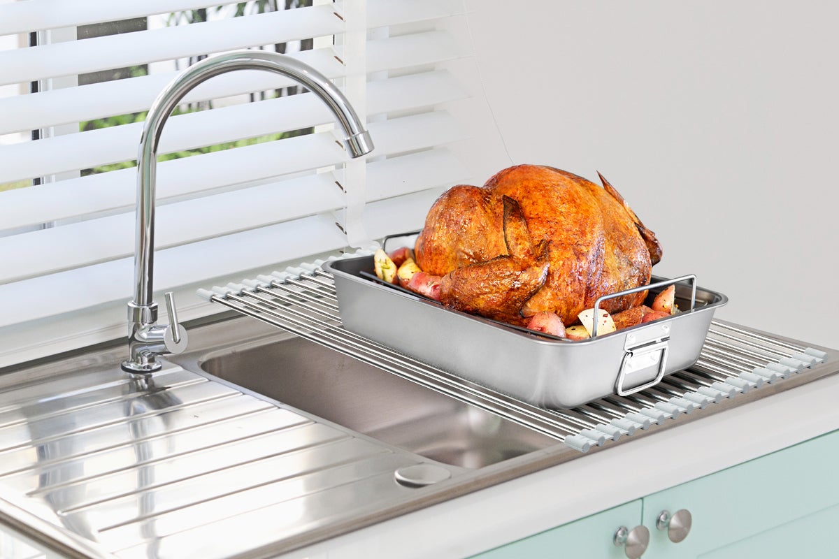 Buy Ovela Rollable Sink Top Dish Rack Online