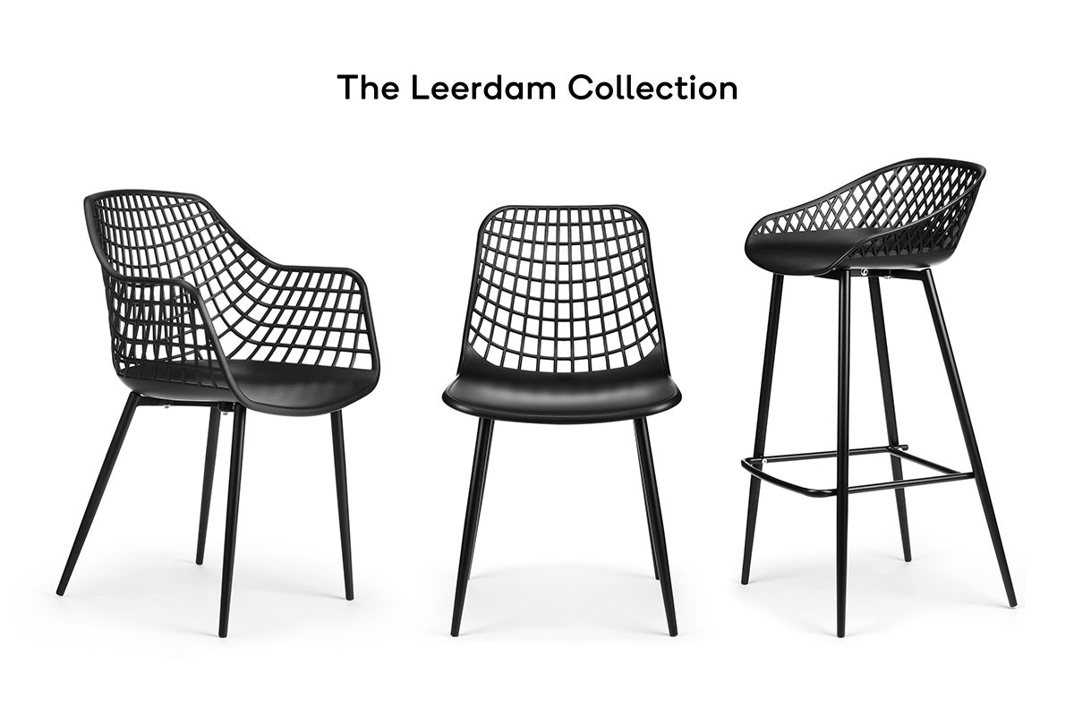 Buy Ovela Set of 2 Leerdam Dining Chairs (Black) Online