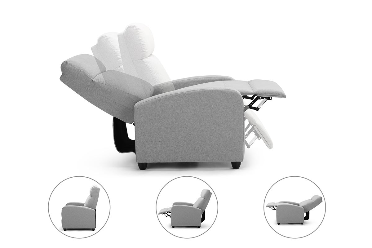 Buy Ovela Fabric Recliner Chair (Grey) Online Brosa.